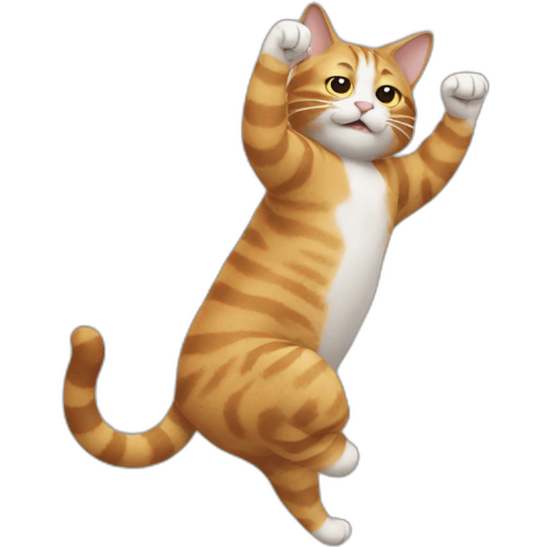 Cat dabbing emoji