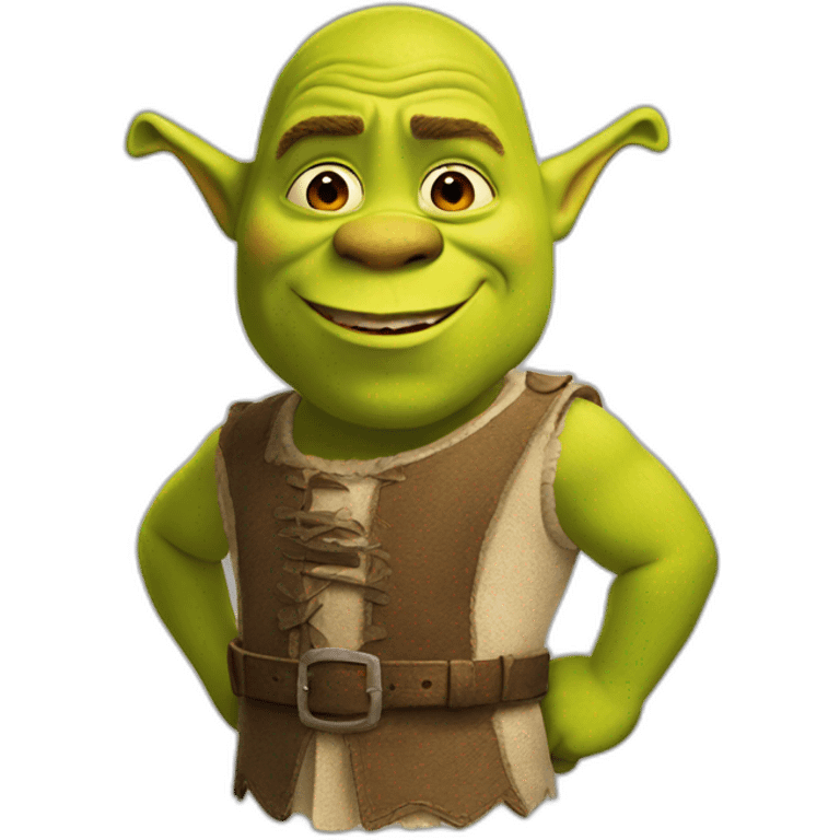 Shrek volant emoji