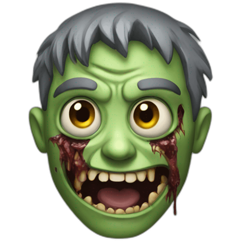 Un zombie emoji