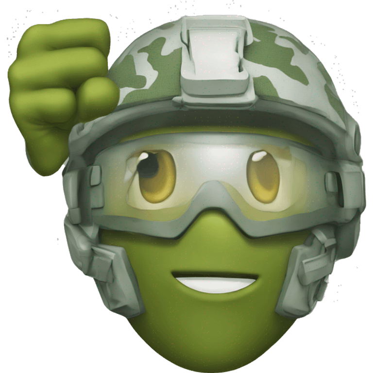 army,-s10 mask,-thumbs-up emoji