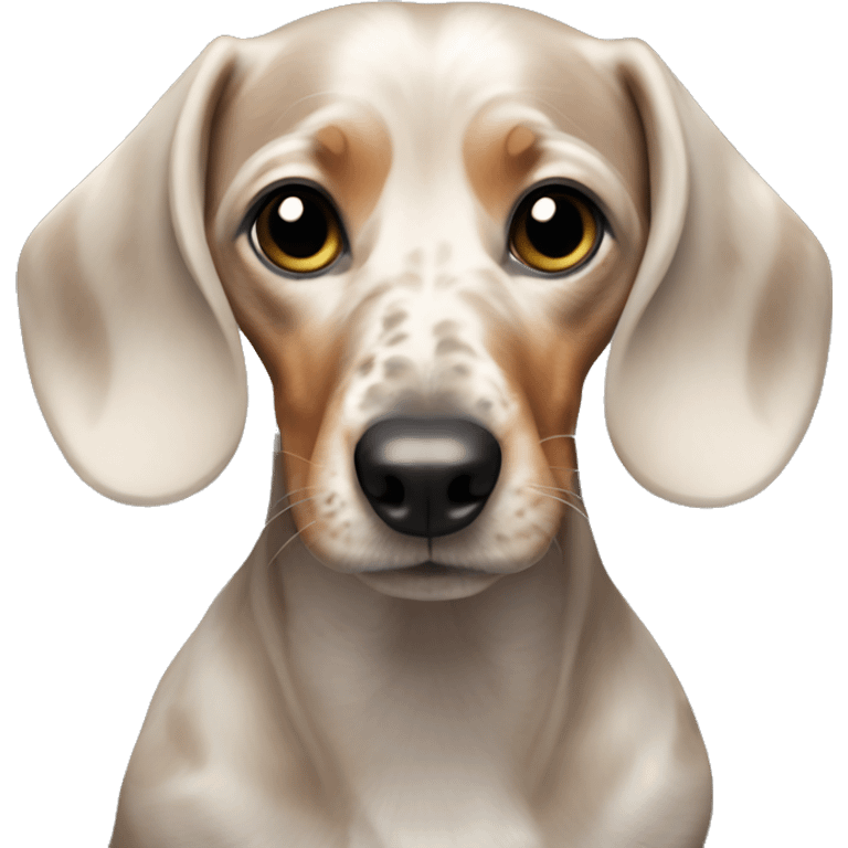 Marble dachshund emoji