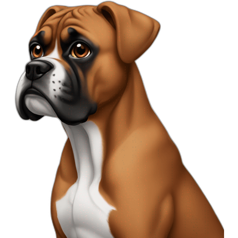 Boxer chien emoji