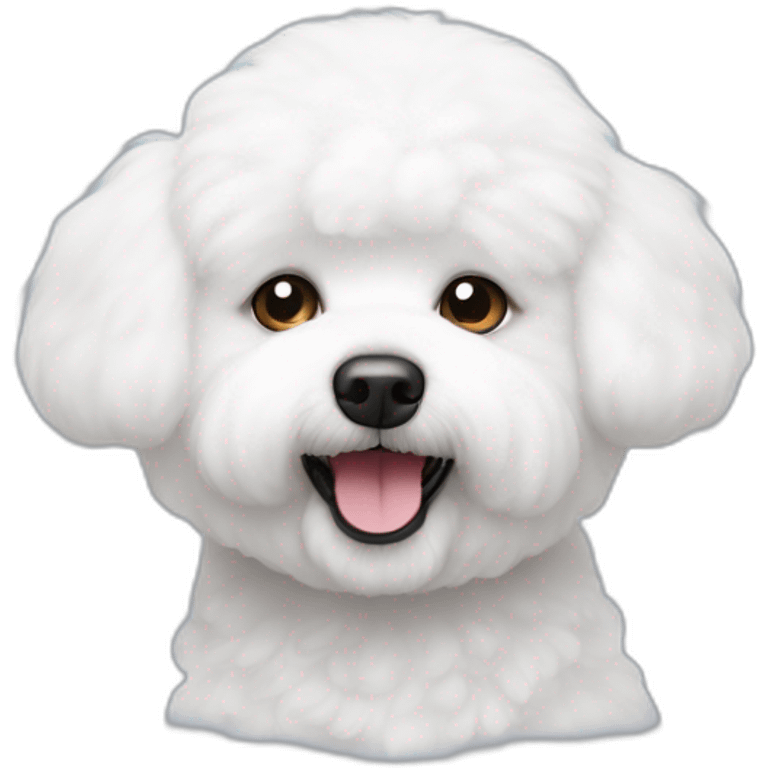 rounded-head-fluffy-bichon-frise emoji