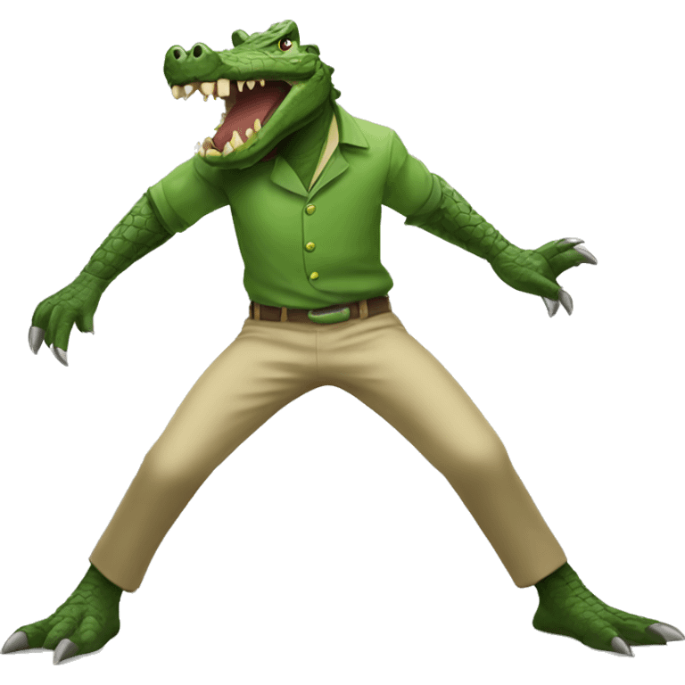 Crocodile whipping tale  emoji