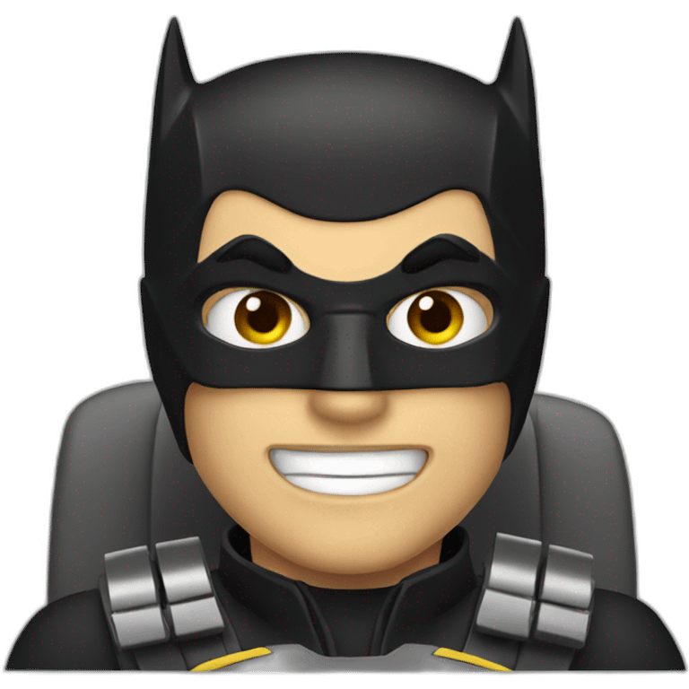 Batman driving emoji