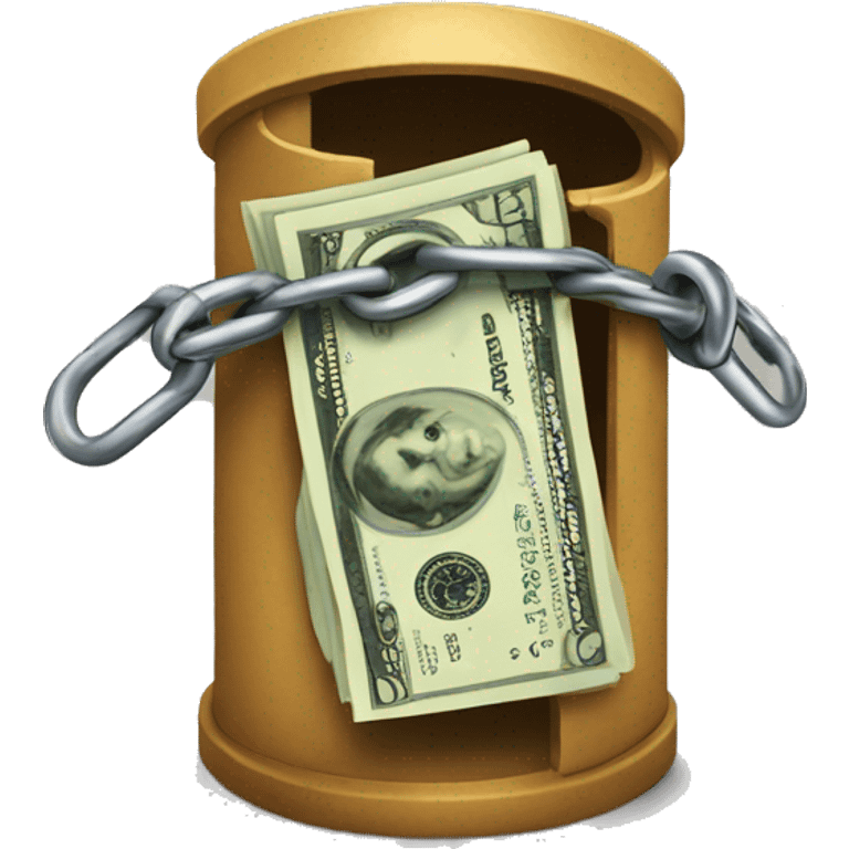 The money's locked up  emoji