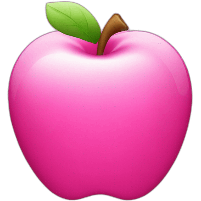 pink logo apple emoji