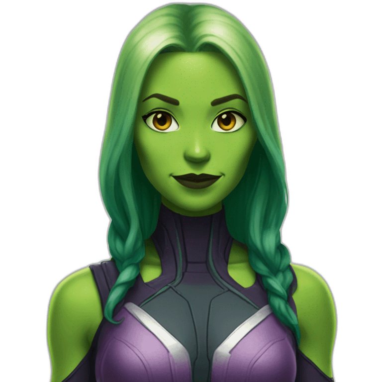 fullbody gamora marvel emoji