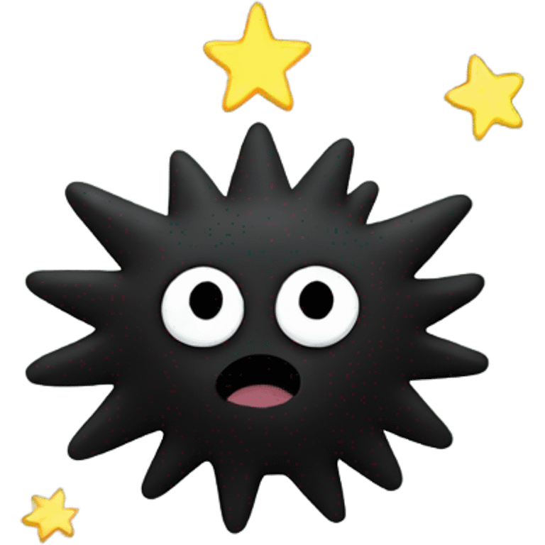 Soot sprite holding star  emoji