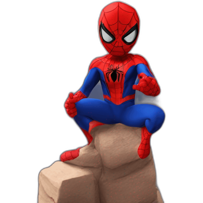 Spiderman in grand canyon emoji