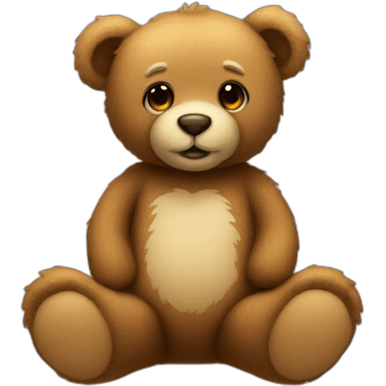 Teddy bear inlove emoji