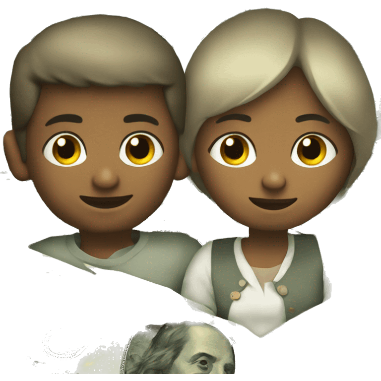 Money and offspring emoji