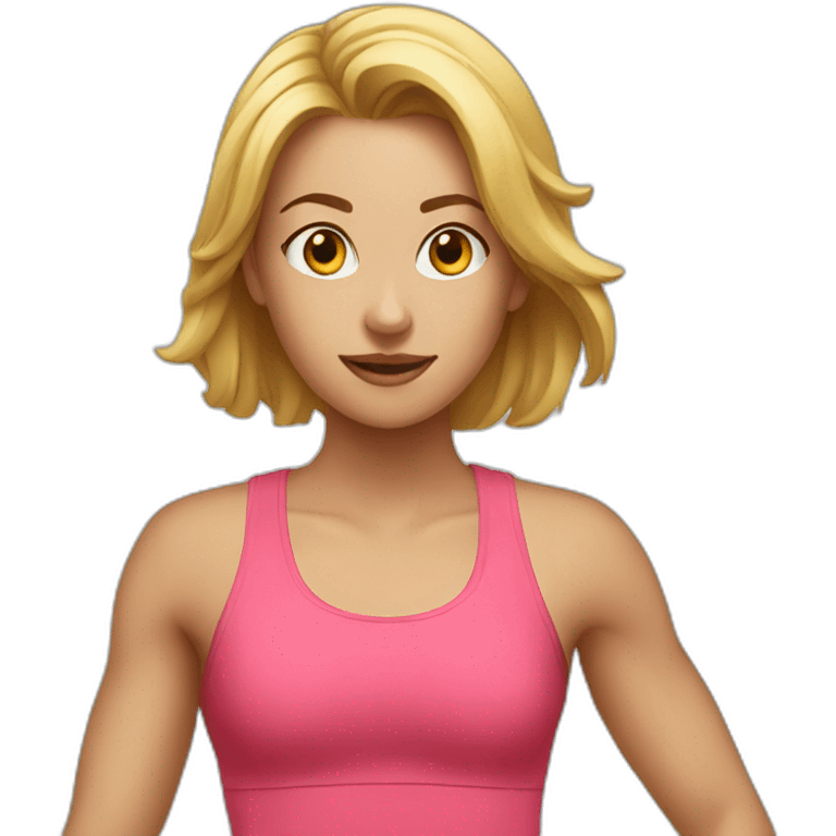 girl workout emoji