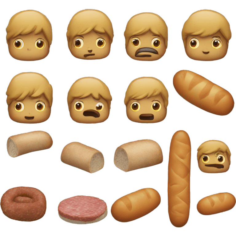 All pastrey no sausage  emoji