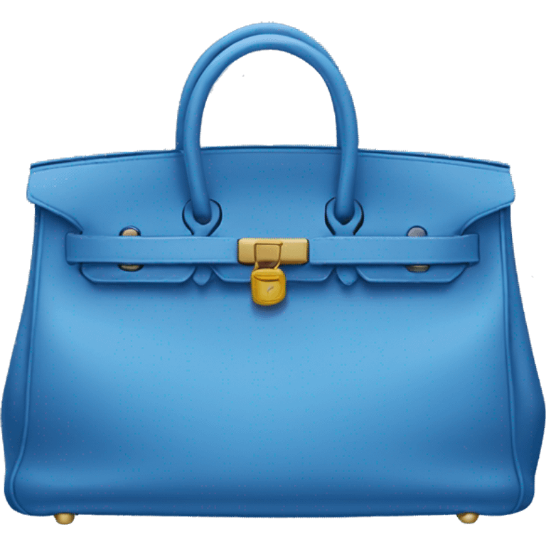 Blue birkin bag emoji