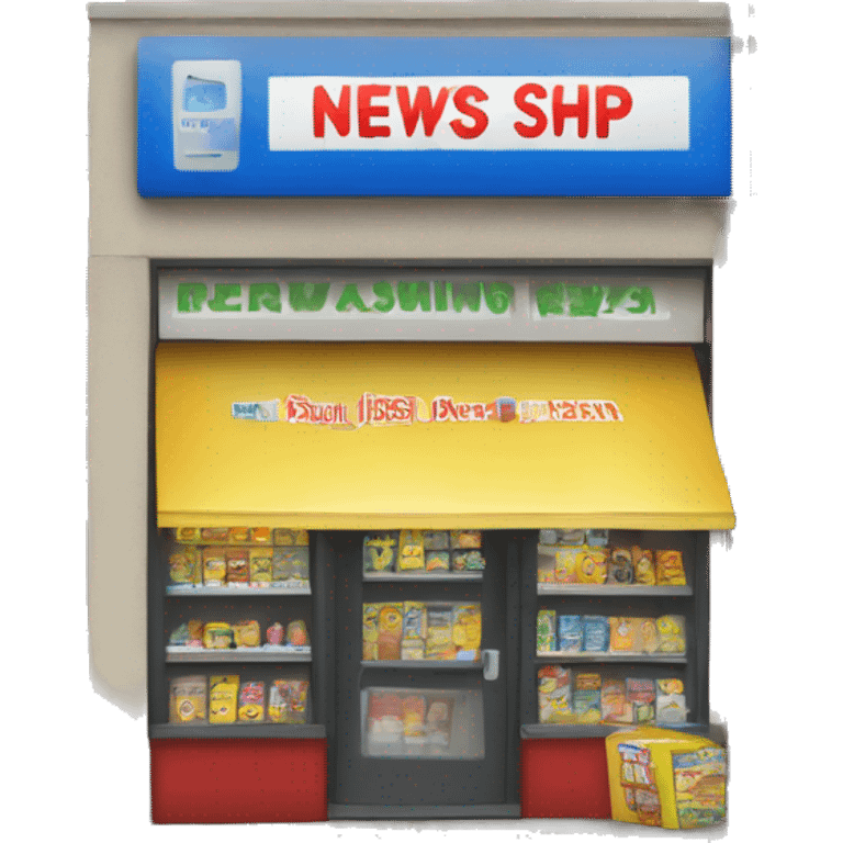 newsagents, corner shop emoji