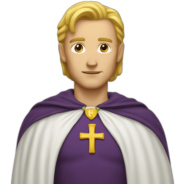 catholic super hero symbol emoji