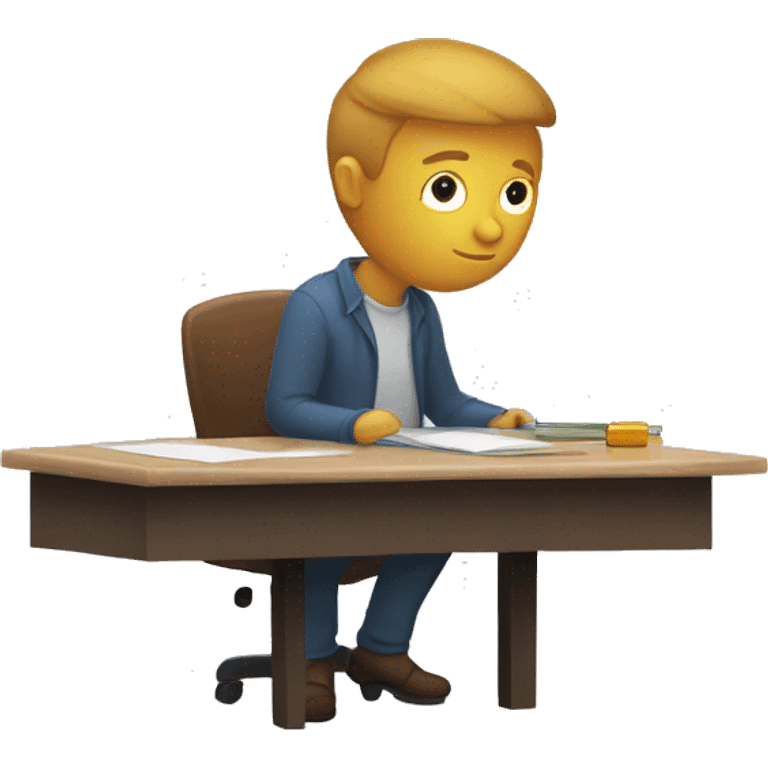 person sitting at a desk with the following thought bubble: “I’ve a question but I never know where to go for the answer” emoji