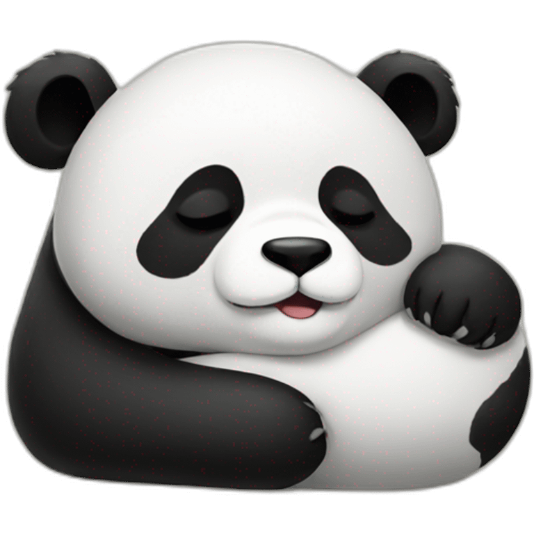 panda sleeping emoji