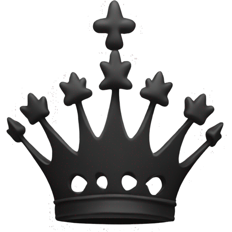 Black crown  emoji