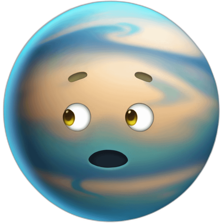 Planet neptune emoji