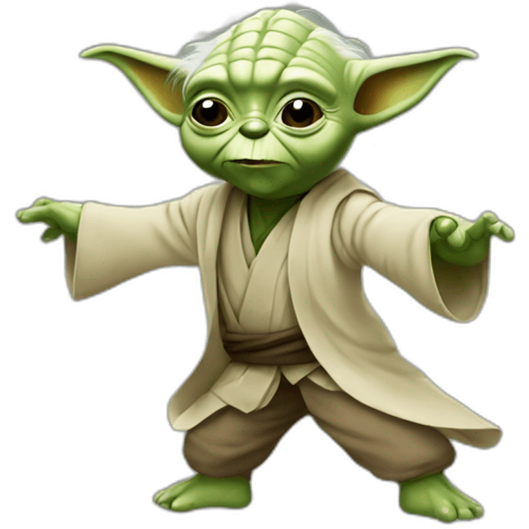 Yoda dansing emoji