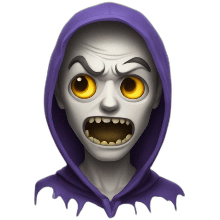 Possessed spooky emoji