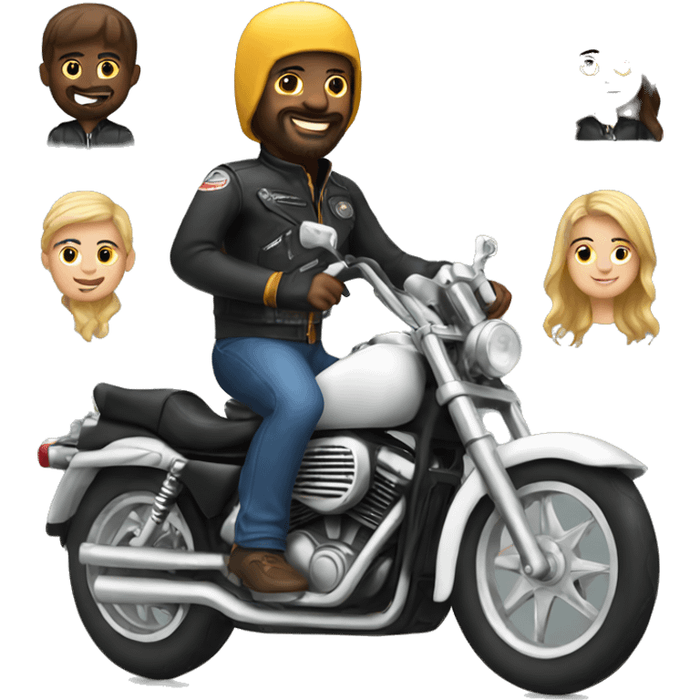 Biker emoji