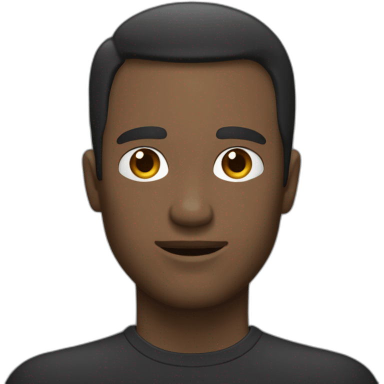 Un homme noir qui ce serre la main d'un homme blanc emoji