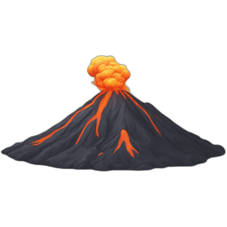 Volcano’s eruption  emoji