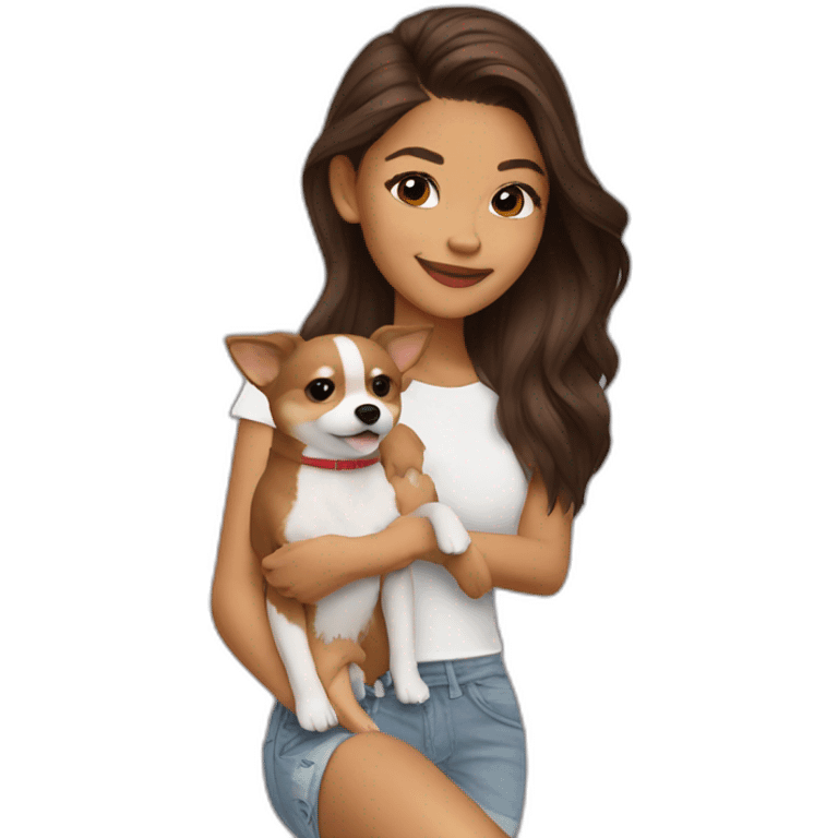 ZENDAYA WITH POMCHI emoji