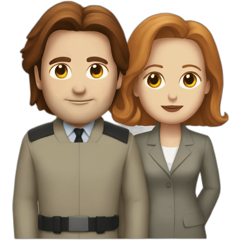 Mulder and scully emoji