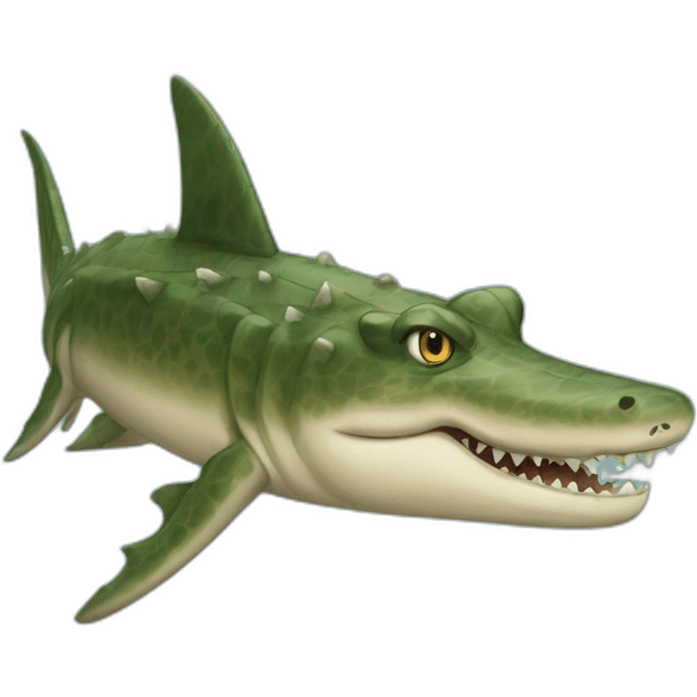 Crocodile-Shark emoji