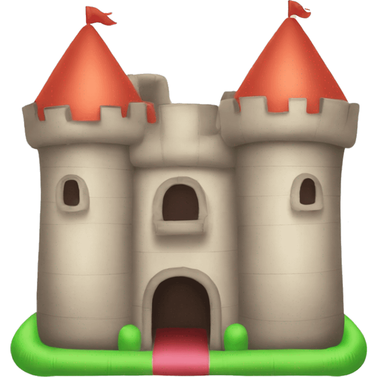 Inflatable castle emoji