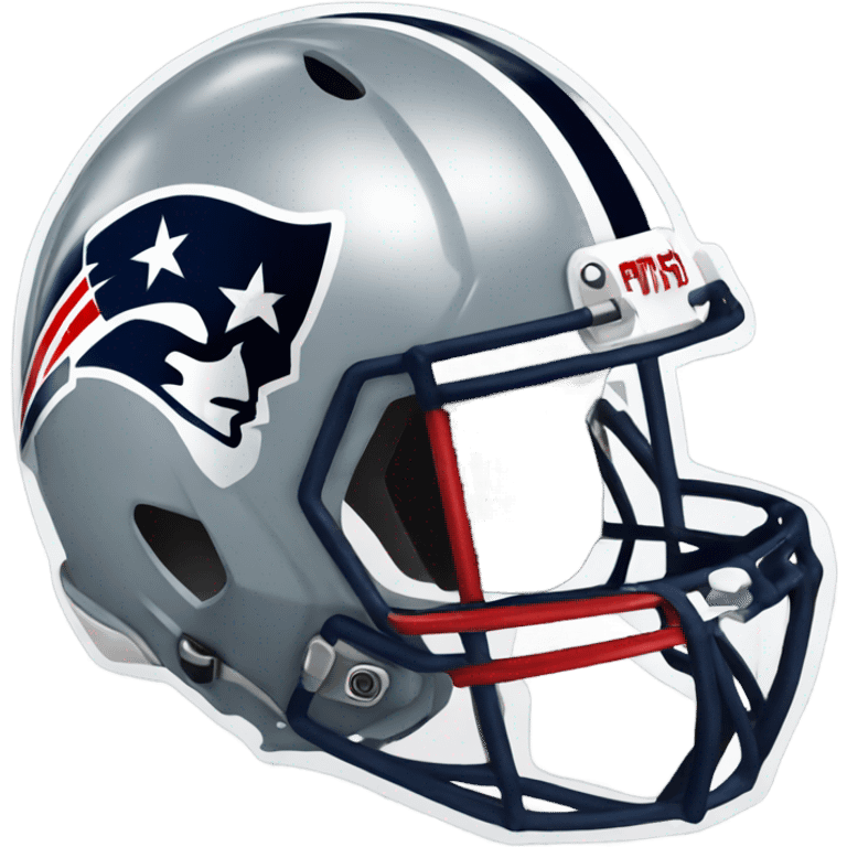 New England Patriots helmet emoji