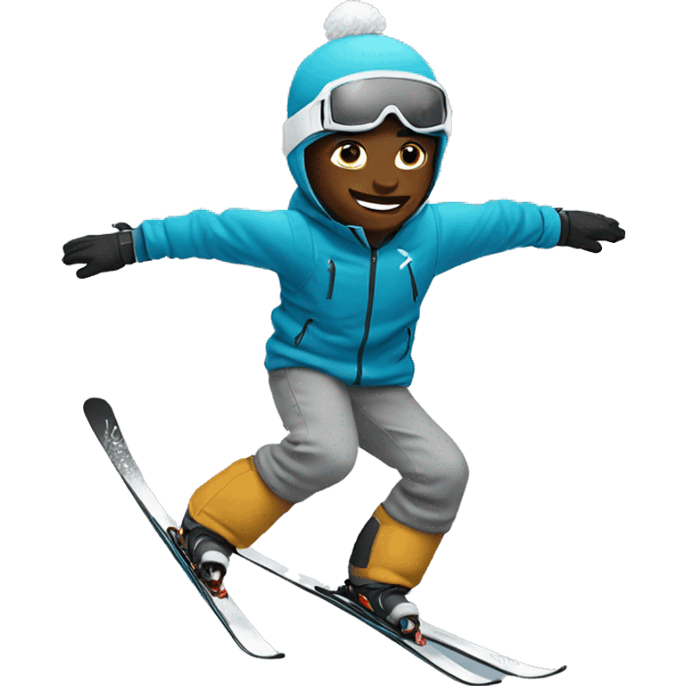 Skieur freestyle  emoji