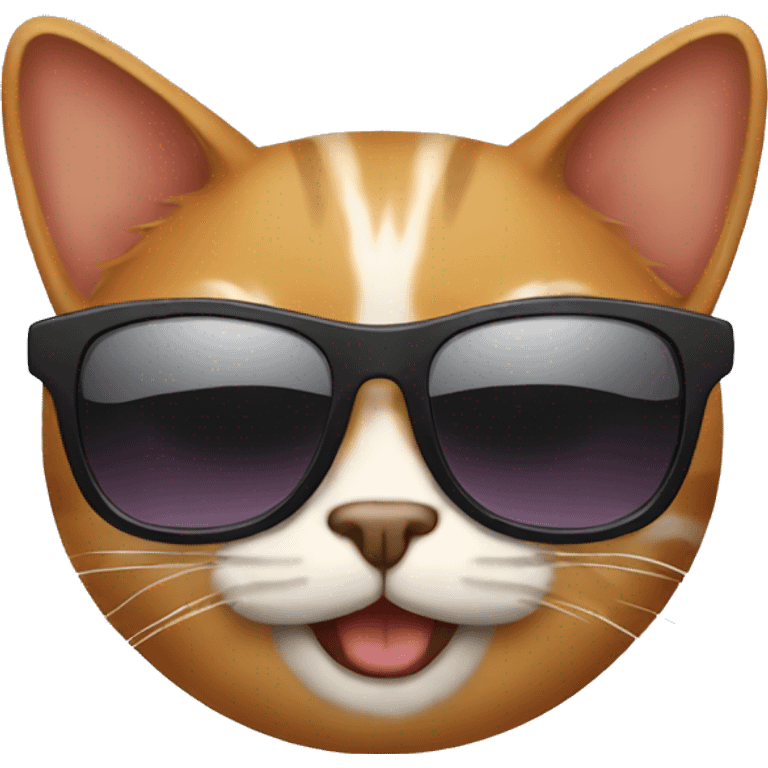 Cat in sunglasses emoji