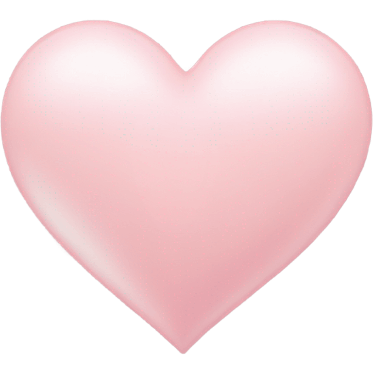 light pink heart  emoji