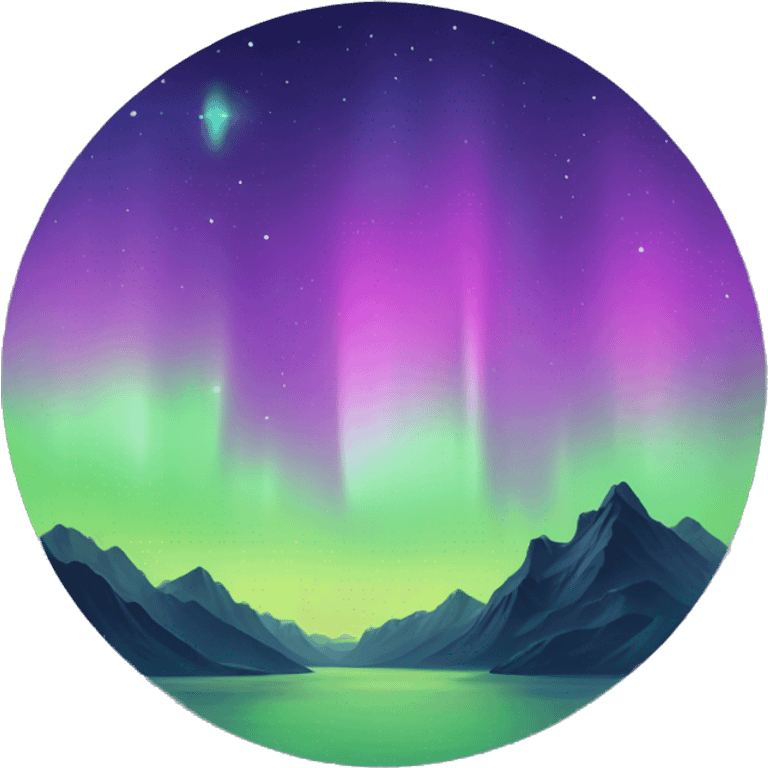 Aurora borealis emoji