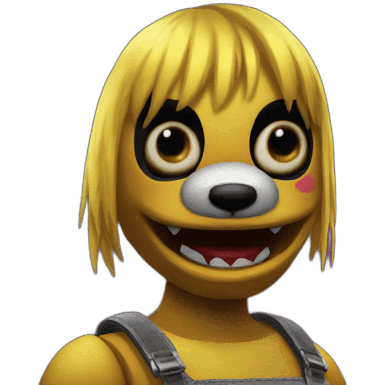 Chica from five night at freddy's emoji