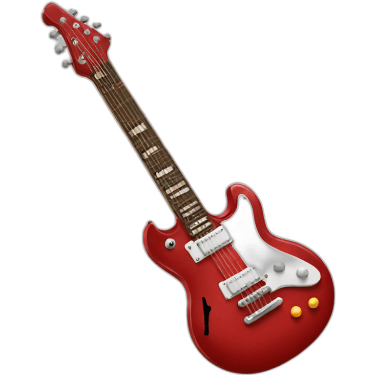 Red Electric Guitar emoji