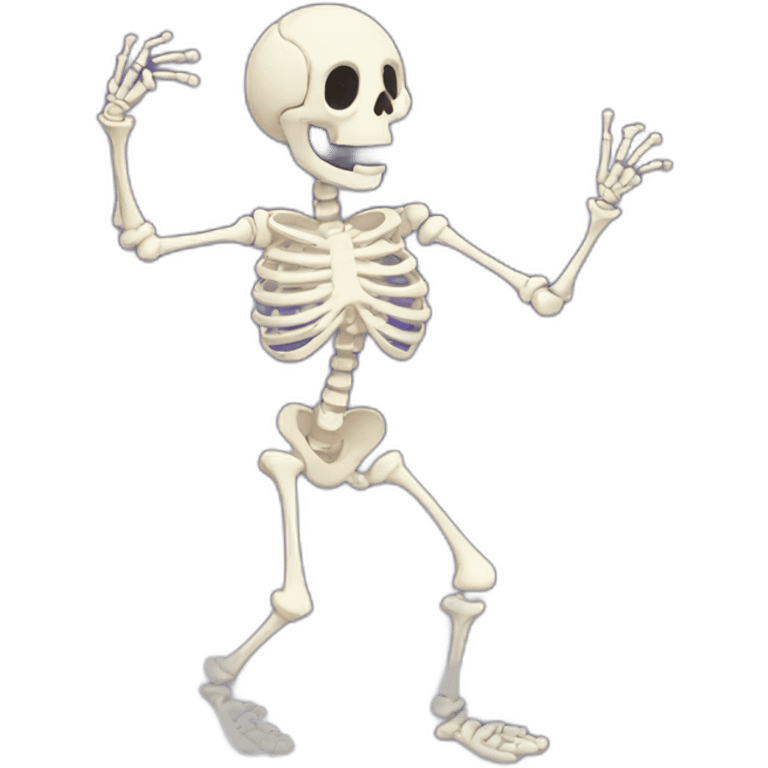 dancing skeleton emoji