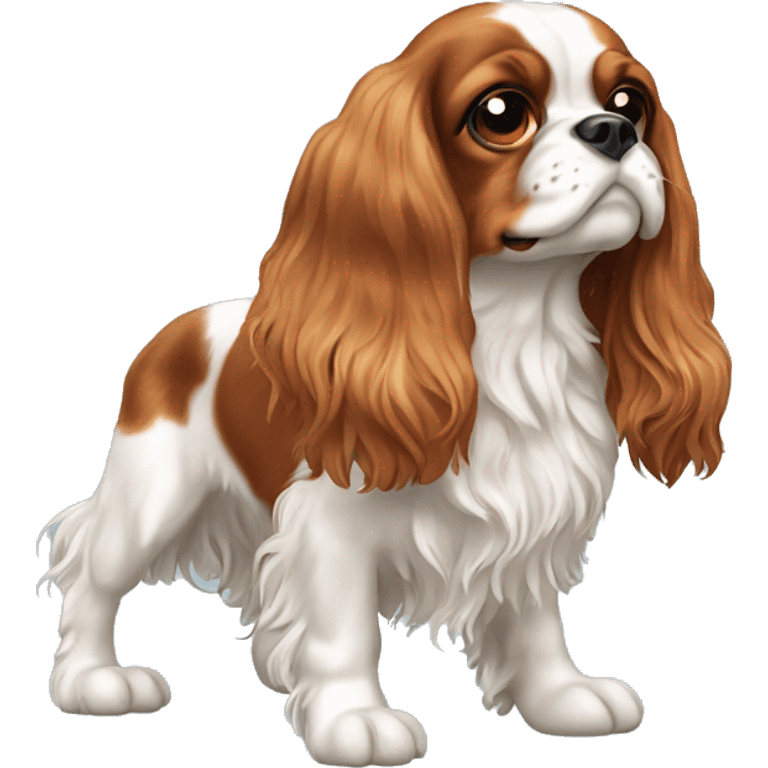 Cavalier King Charles Spaniel breed dog emoji