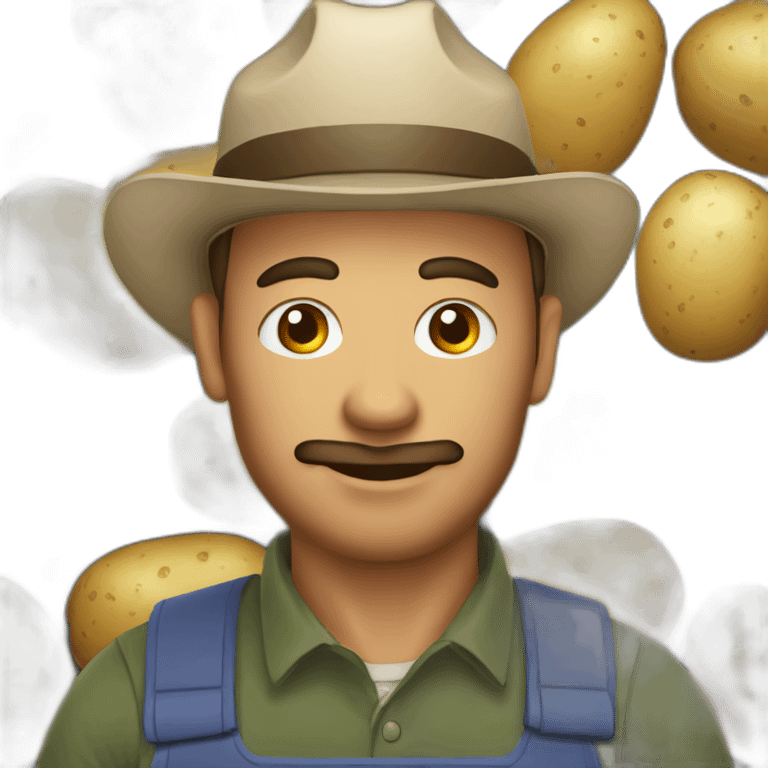 potato farmer emoji