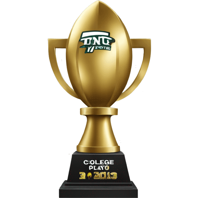 College football playoff trophy emoji