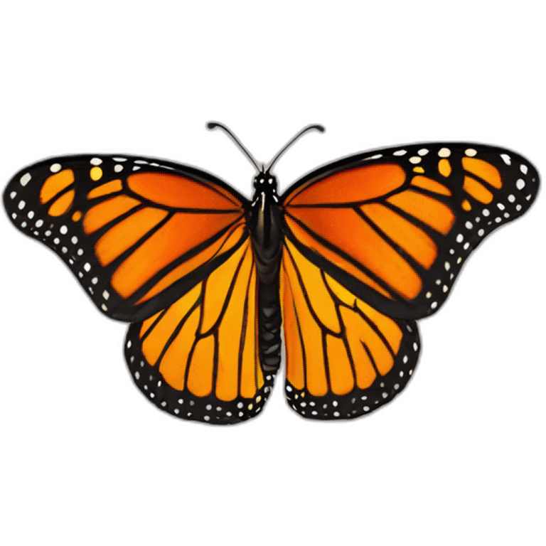 Monarch butterfly  emoji