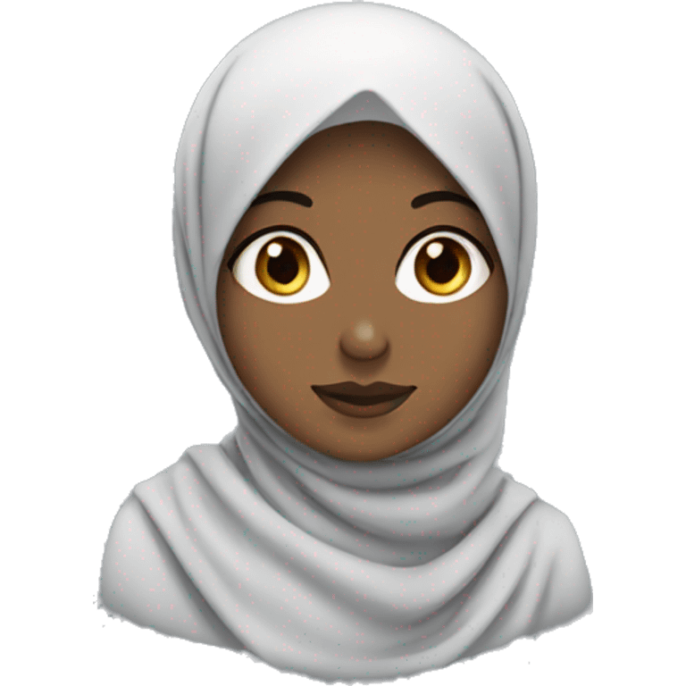 Hijab girl emoji