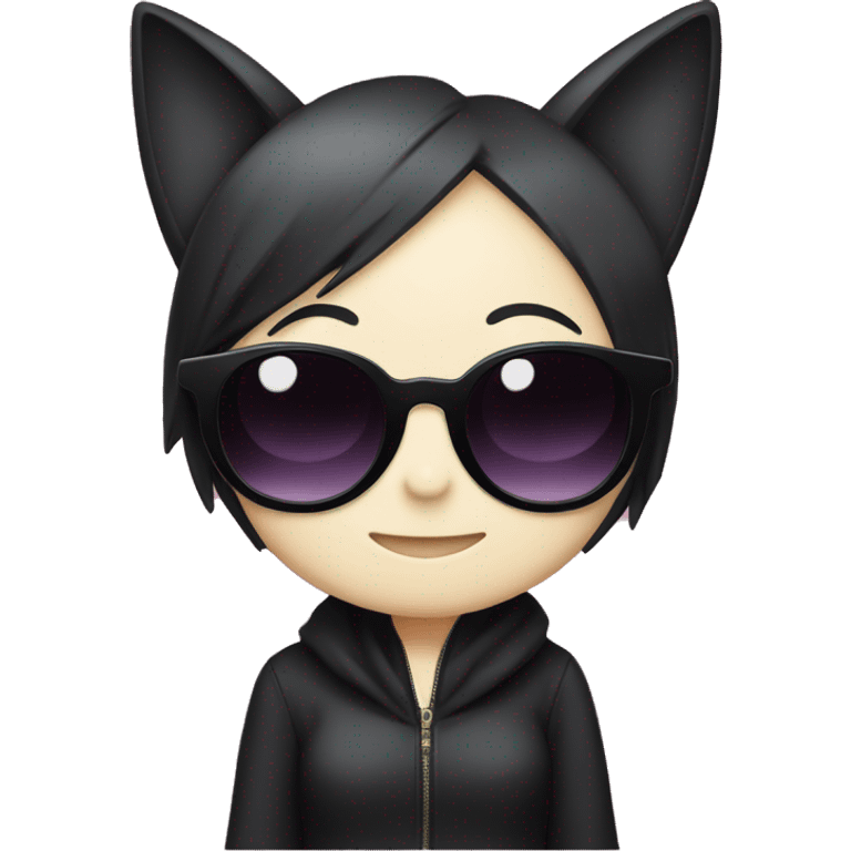 kuromi with sunglasses emoji