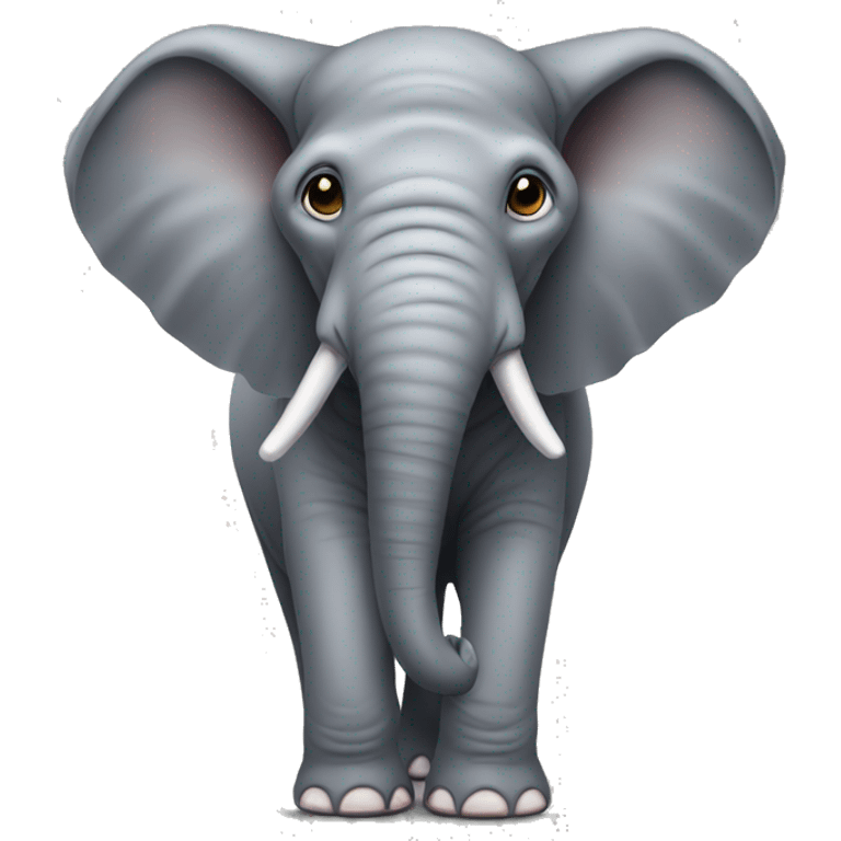 Elephant with ears the size of its body  emoji