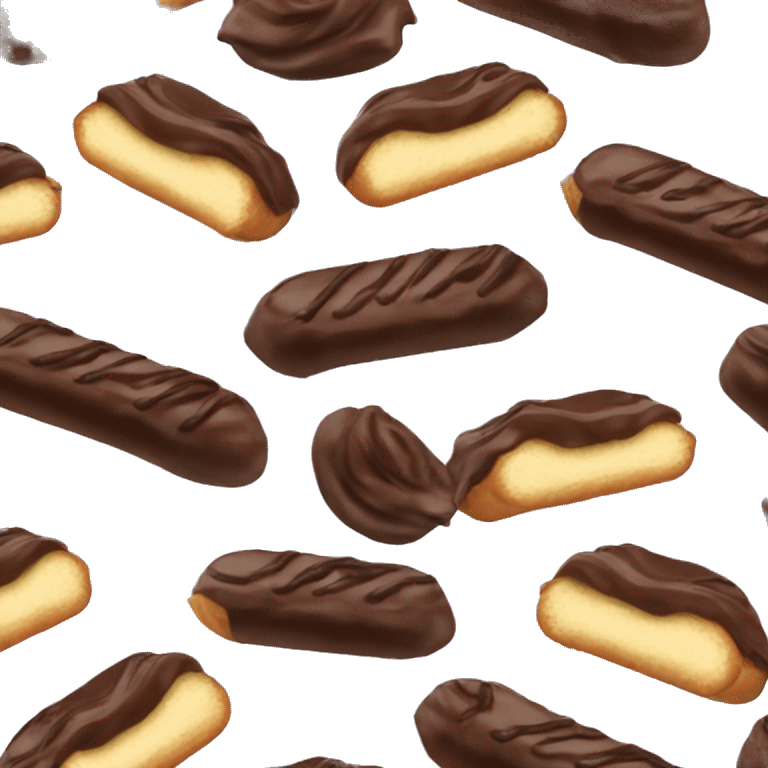 chocolate eclair pie emoji